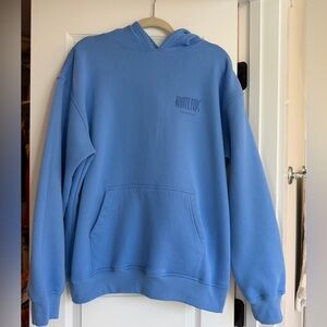 White Fox Boutique Blue Hoodie.